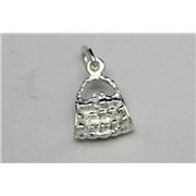 Charm Hand Bag Sterling Silver  ea