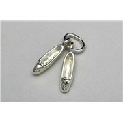 Charm Ballet Slipper Sterling Silver  ea