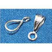 Hang Bail Decorative Silver 10x4mm ea