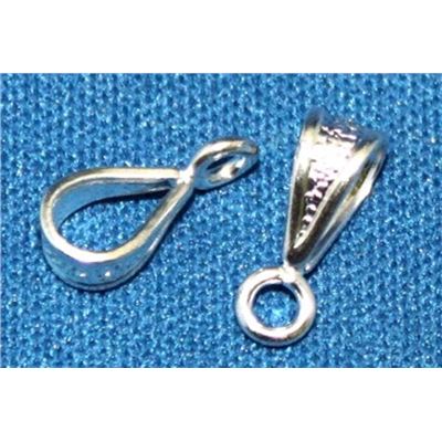 Hang Bail Decorative Silver 10x4mm ea