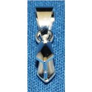 Pinch Clip Bail Small Silver  ea