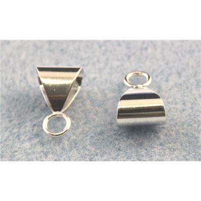 Hang Bail Triangular Silver 11mm ea