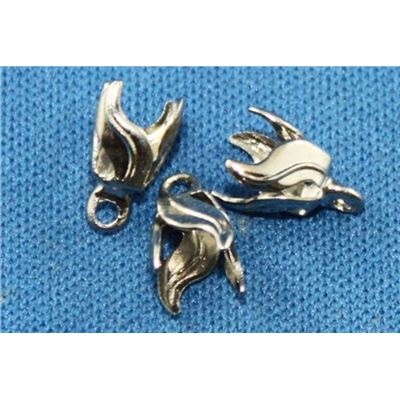 Bead Cap Small 4 Prong Nickel  ea