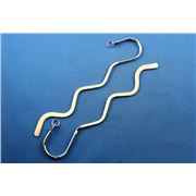 Bookmark Squiggle Nickel 138mm ea