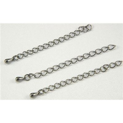 Chain End Black Nickel 5cm each