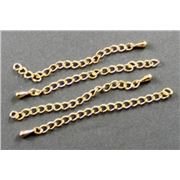 Chain End Gold 5cm each