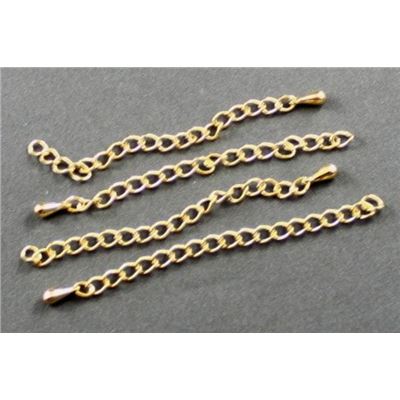 Chain End Gold 5cm each