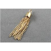 Chain Tassel Gold 5cm each