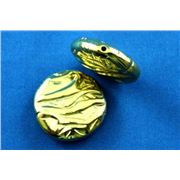 Filler Bead Disc Decorative Gold 25mm ea