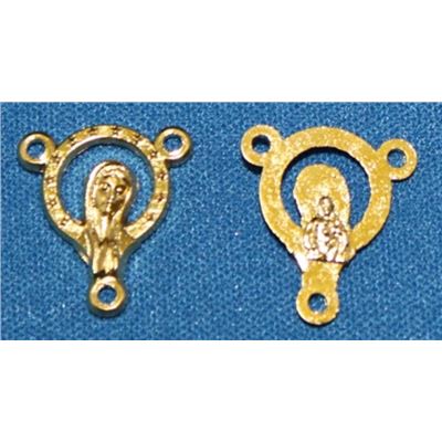 Rosary Joiner Antique Gold 20x15mm ea