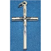 Crucifix Silver 40mm ea