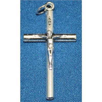 Crucifix Silver 40mm ea