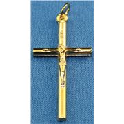 Crucifix Gold 35mm ea