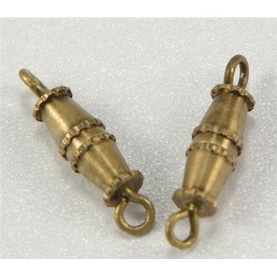 Clasp Barrel  Small Antique Brass  ea