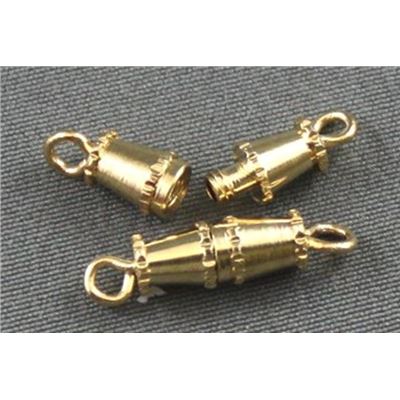 Clasp Barrel  Small Gold  ea