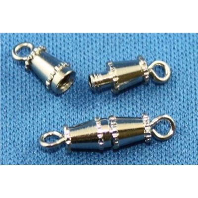 Clasp Barrel  Small Nickel  ea