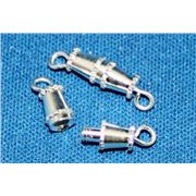 Clasp Barrel  Small Silver  ea