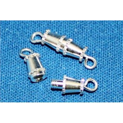 Clasp Barrel  Small Silver  ea