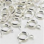Clasp Bolt Ring Silver 6mm ea