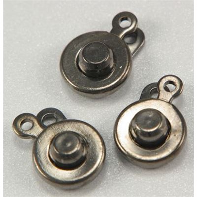 Clasp Button Black Nickel  ea