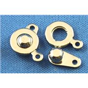 Clasp Button Nickel  ea