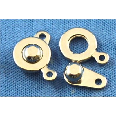 Clasp Button Nickel  ea