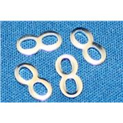 Connector Figure Eight Silver  ea