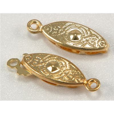 Clasp Oval Gold  ea