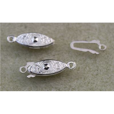 Clasp Oval Silver  ea