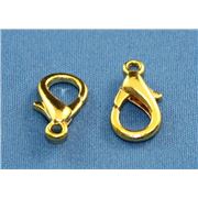 Clasp Parrot  Large Gold 21mm ea