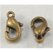 Clasp Parrot  Small Antique Brass 10mm ea