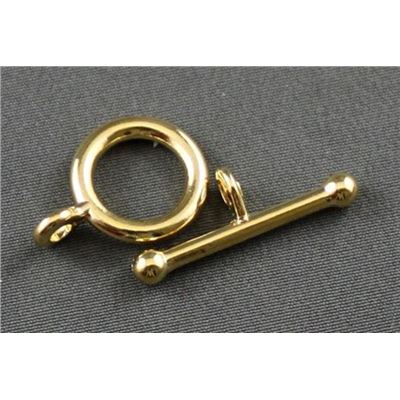 Clasp - Toggle Gold 20mm ea