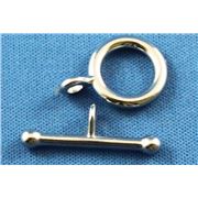 Clasp - Toggle Nickel 20mm ea