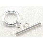 Clasp Toggle Silver 20mm  ea