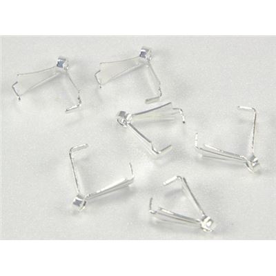 Claw Bail Medium with Loop Silver 10x7mm  ea