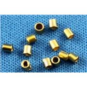 Crimps Tube  2.0mm Gold  ea
