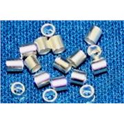 Crimps Tube  2.0mm Silver 200pce ea