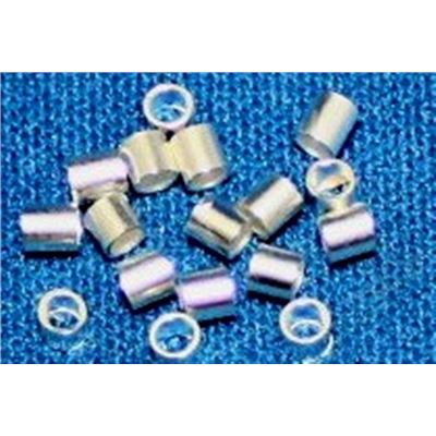 Crimps Tube  2.0mm Silver 200pce ea