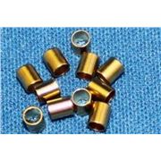 Crimps Tube 2.5mm Gold 125pce ea
