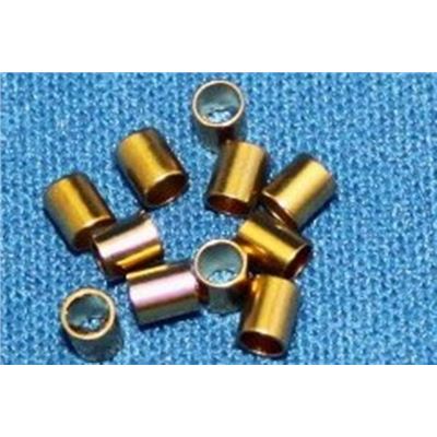 Crimps Tube 2.5mm Gold 125pce ea