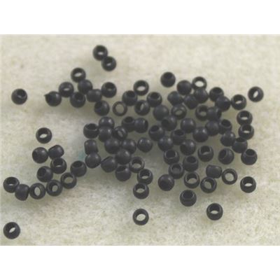 Crimps  Medium  Round Black 100pce ea