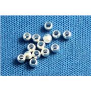 Crimps  Medium  Round Silver  ea