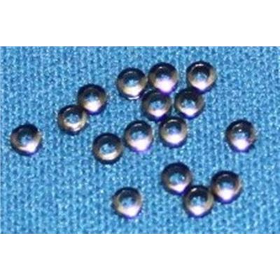 Crimps  Small Black Nickel 250pce ea