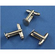 Cufflinks Nickel  ea