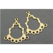 Chandelier Drop Gold  ea
