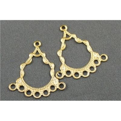 Chandelier Drop Gold  ea