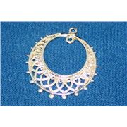 Circle Charm Silver  ea