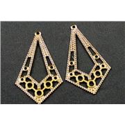 Filigree Diamond Gold  ea
