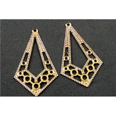 Filigree Diamond Gold  ea