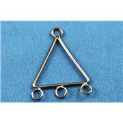Triangle 3 Bails Black Nickel  ea